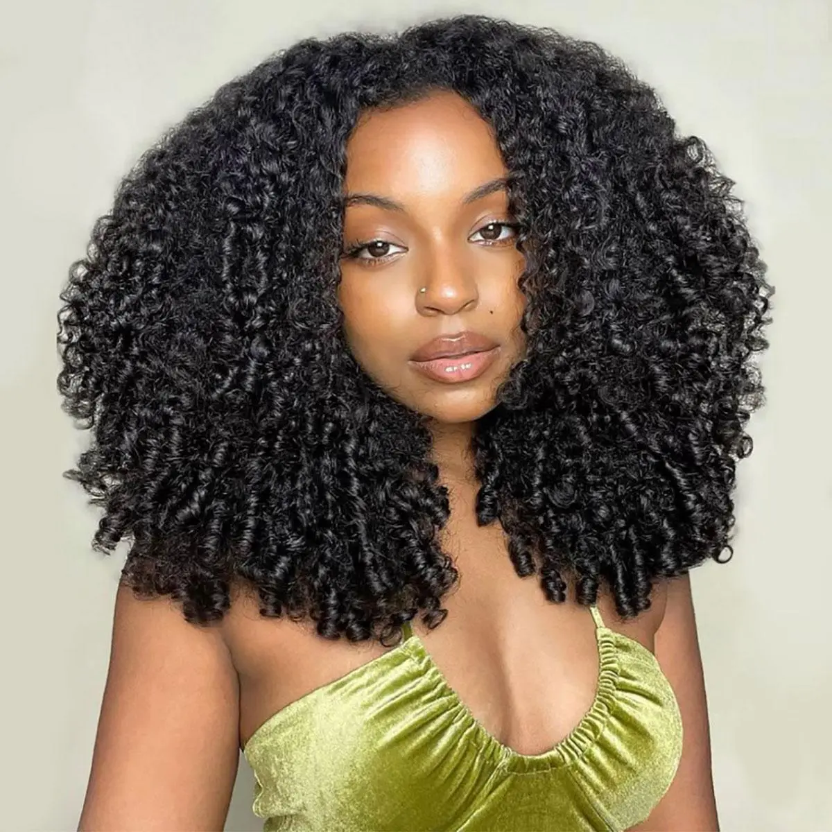 OQ HAIR Burmese Curly Wear Go Half Wig Seamless Water Wave Flip Over Wig 3 IN 1 Wear Go Glueless Human Hair Wigs With Drawstring Invisible Hairline for Beginner Friendly Vacation Hair Wigs #SohoChic #TikTokShopBackToSchool