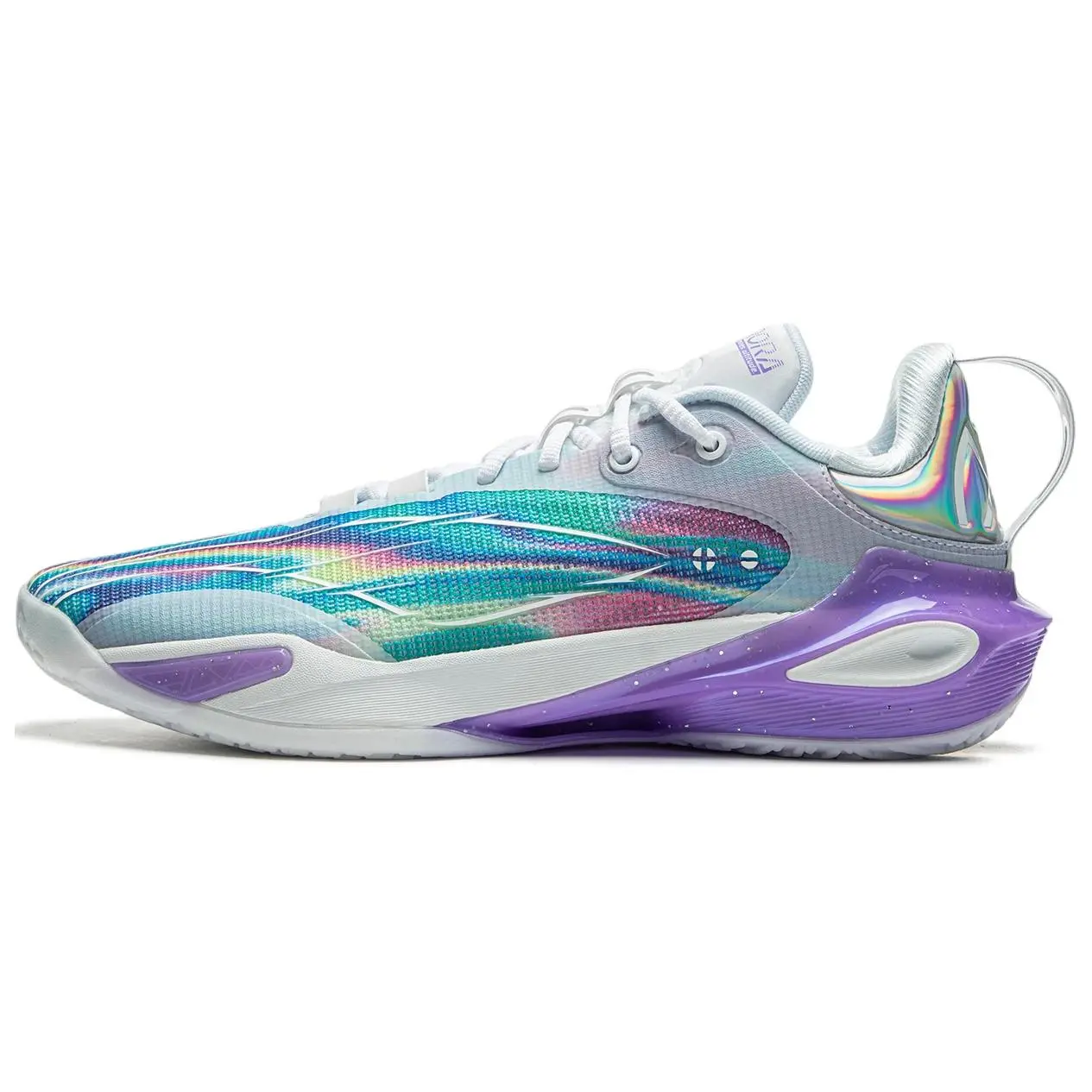 LiNing Flash 11 Men's Low-Top Basketball Shoes with Dual Bounce and Full-Sole Cushion for Quick Breakthrough and Grip Trending Shoes, House White Official Shoes to Get / Maison Mihara