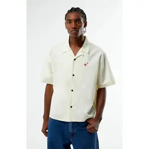 Pacsun Men's Roam To Remember Oversized Camp Shirt