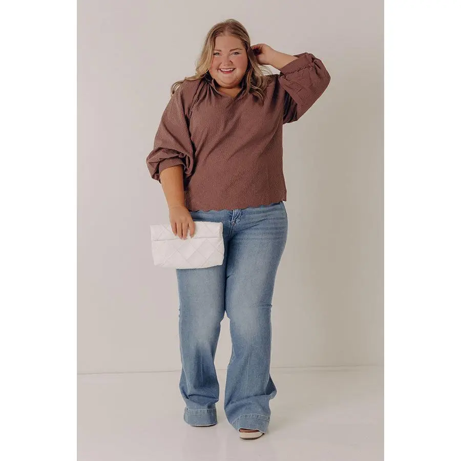 RISEN Millie Midrise Flare Jeans Curves