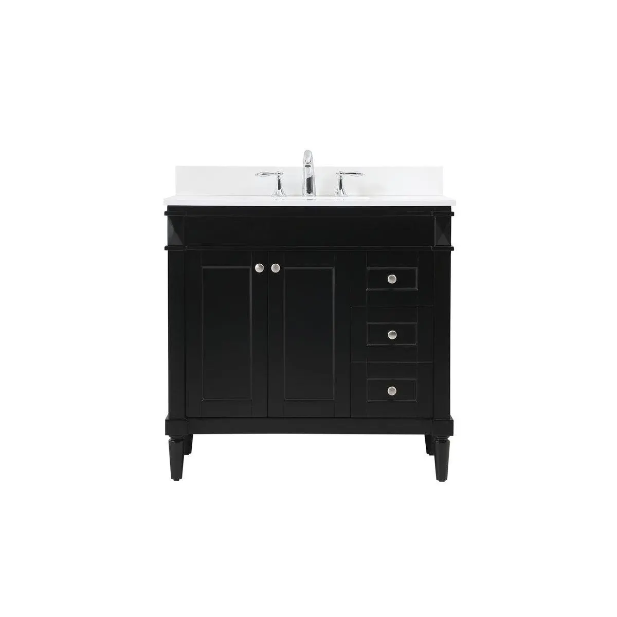 Bennett Single Bathroom Vanity black