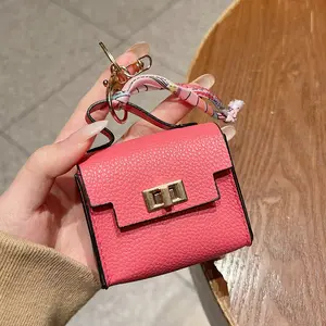 Simple Texture Handbag Style Lock AirPods 4th Gen Earphone Case, Universal Apple 3rd Pro 3 Earphone Bag, Protective Cover Portable