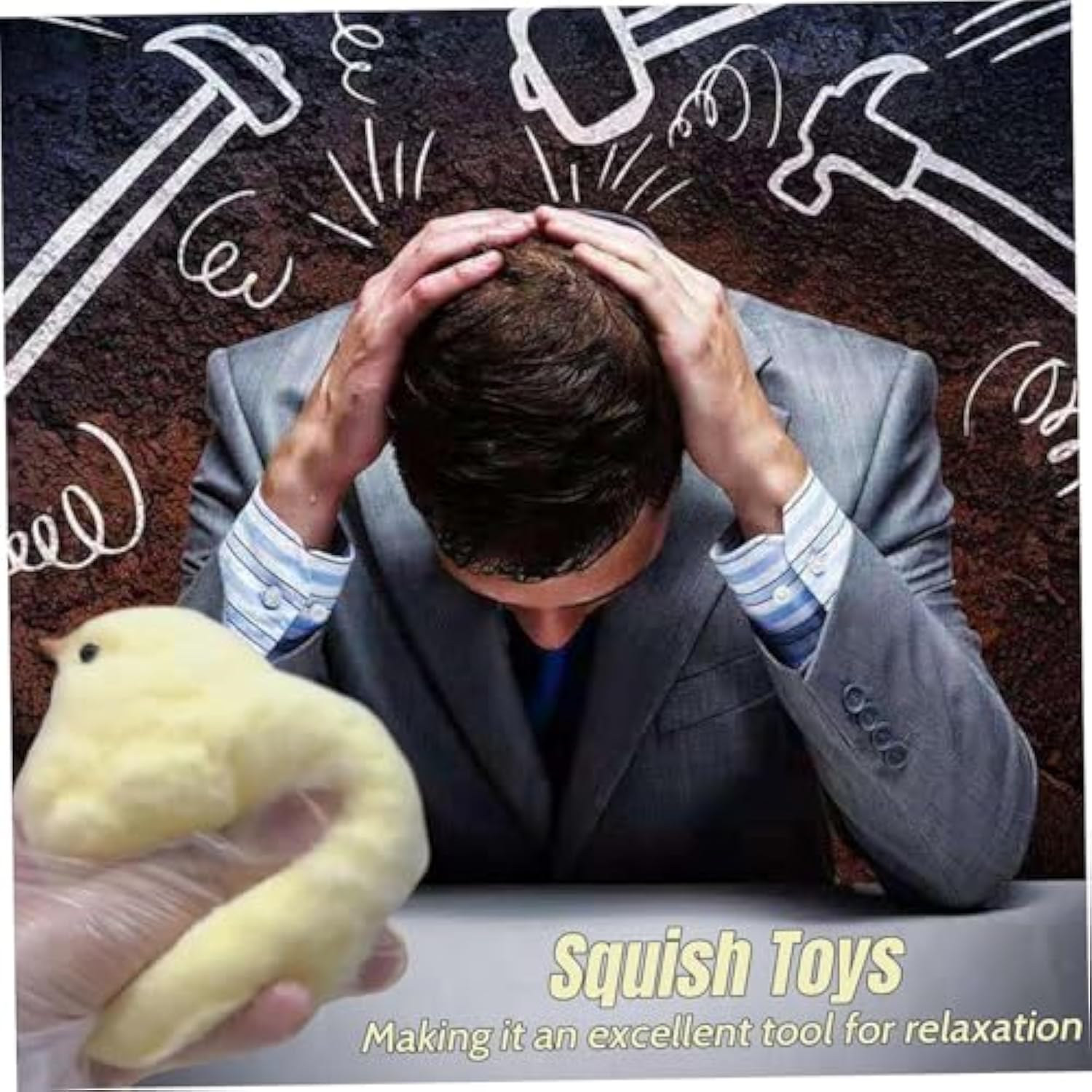 2025 New Gifts 2 Pack - Handmade Chick Squishy Toy Super Soft Squishy Silicone Squeeze Toy Stress Relief, Fidget Toy for Adults Kids Boys Girls Adult Toys TABA 2025 New Gifts 2 Pack - Handmade Chick Squishy Toy Super Soft Squishy Silicone Squeeze Toy Stress Relief, Fidget Toy for Adults Kids Boys Girls Adult Toys TABA