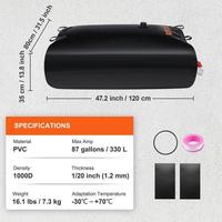 330 L / 87 Gallon - Black