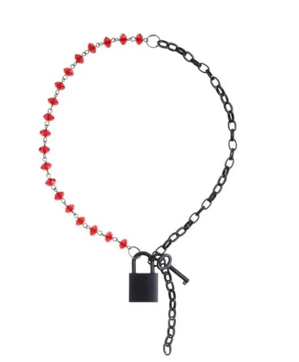 Ex's & oh's crystal day collar