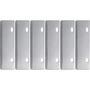 Replacement Heavy Duty Rust-resistant Grill Blades (6 Pack) - Outdoor BBQ Tools & Accessories
