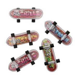 1/2" x 2" Mini Retro Graffiti Message Plastic Skateboards - 36 Pc.