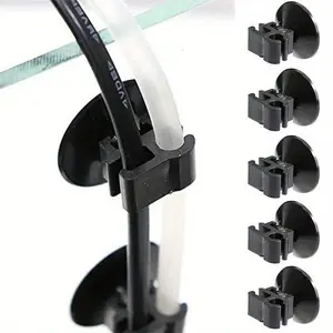 10Pcs Aquarium Suction Cup Clip Fish Tank Oxygen Tube Hose Pump Power Cord Buckle Wire Finisher Suction Cups Aquarium Accessories