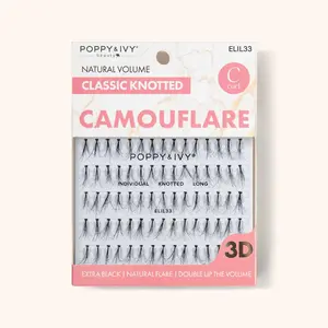 Camouflare Classic Knotted Individual Lash - DIY, At-Home Eyelash Extensions, Lash Clusters