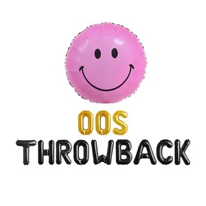 00s Throwback Banner | 2000s Y2K theme Birthday Party decorations Set  | Vintage Birthday Party Decorations
