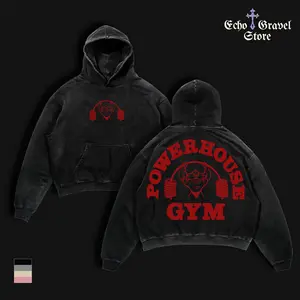 Men’s Vintage Washed Heavyweight Gym T-Shirt & Hoodie – Oversized Bodybuilding Workout Shirt, Retro Muscle Building Graphic Tee, Loose Fit Wide Shoulder Fitness Pullover for Lifters, Bulking, Cutting & Weight Loss Merch for Gymer