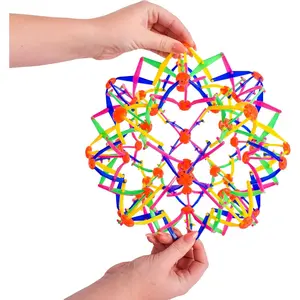 Sunny Days Entertainment Nucleus Expandable Ball – Breathing Toy Sphere for Kids & Adults – Expands from 5.5’’ to 10"VSNF