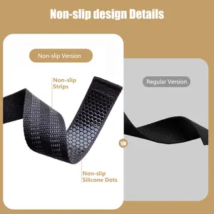 Double D Ring Lifting Straps, 2 in 1, Thick Padding, Maximum Support, Padded Back, Thick  Non-slip Strap for Superior Grip, Durable & Reliable Design