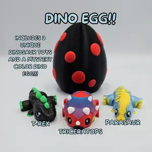 3 Pack Dinosaur Egg - Collectible Figurines