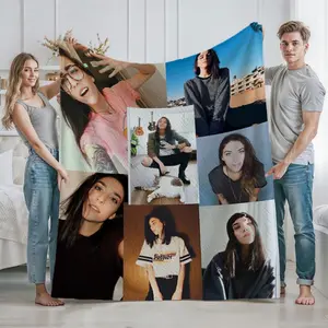 Heat Transfer Blanket ally hills Lazy thin quilt Soft and cozy blanket sofa bed essential car blanket birthday gift