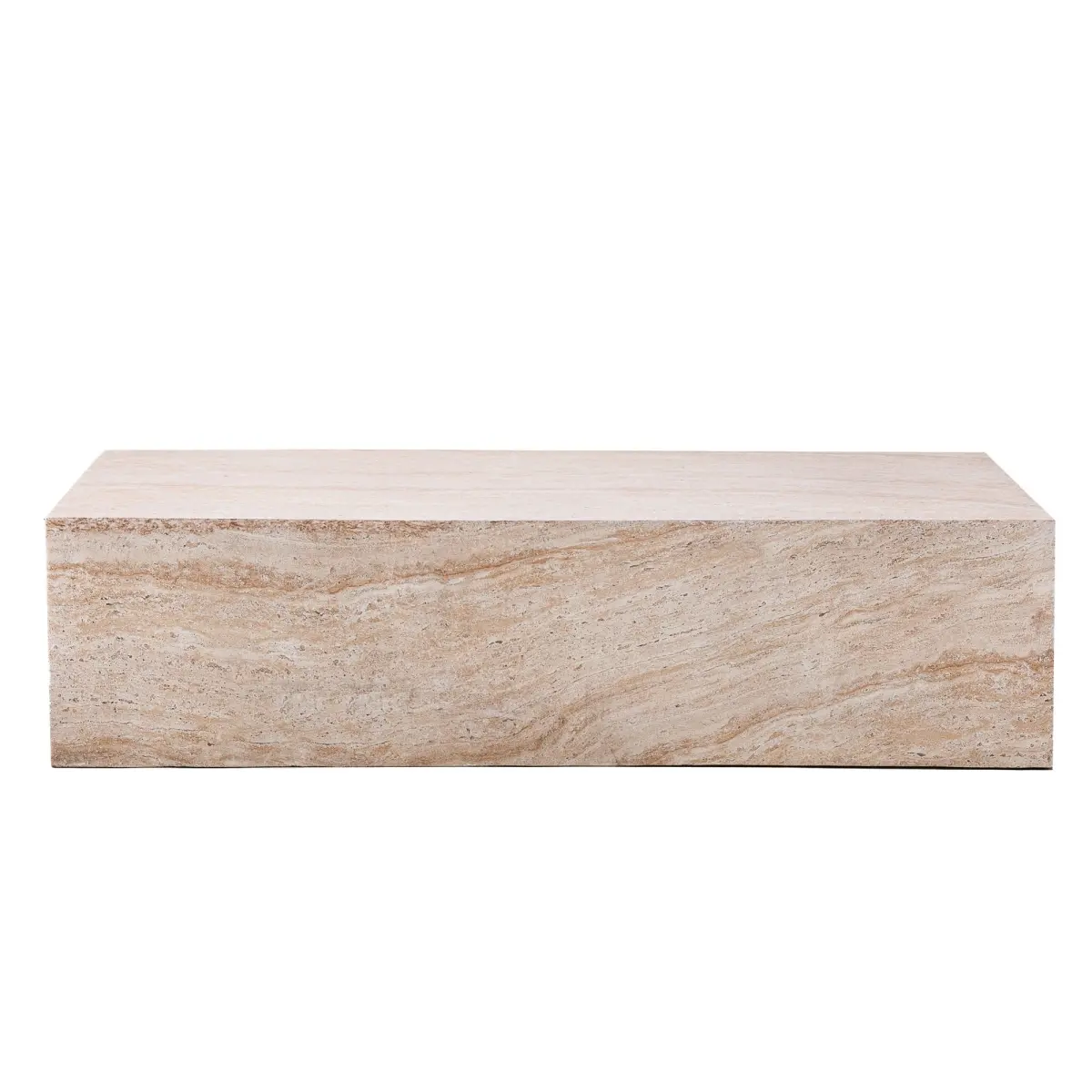 Direct Wicker PAD-24932TA-YE Direct Wicker 47.24' Modern Rectangular Coffee Table with Smooth Surface, Outdoor/Indoor Accent Table