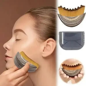 Lymphatic Contour Face Brush, Massage Eye Neck Care Tool, Facial Lymph Drainage Device, Skin Firming & Tightening, Treatment