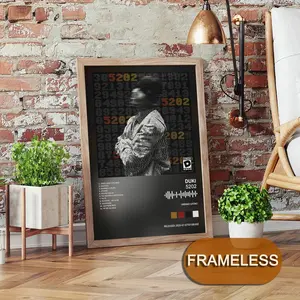 Duki Poster Music Album Modern Art 2D Poster, Suitable For Bedroom Living Room Decor. Vibrant Colors, Clear Images Ideal For Home Office Decor.