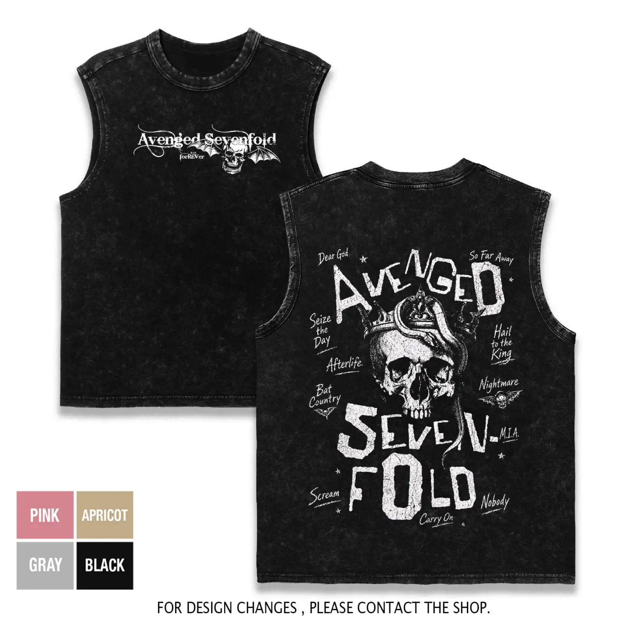 Avenged Sevenfold Washed – A7X Dear God Afterlife Hail To The King Nightmare Bat Country Vintage Heavy Cotton Unisex Oversize Metalcore Hard Rock Graphic, Avenged Sevenfold T-Shirt & Sweatshirt Y2K Streetwear Concert Tour Fan Merch Collector Top