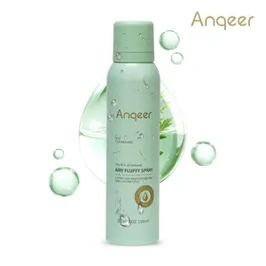 Anqeer No Rinse Dry Shampoo 150ml - Quick Oil Remover for Fluffy Air-Textured Hair, Hydrating & Moisturizing Haircare Cleanser