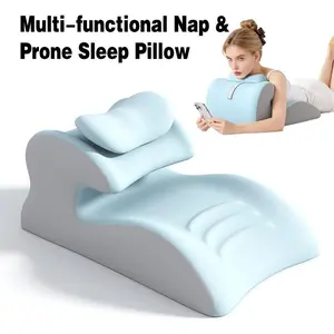 Reading Pillows Body Pillow Multi-Functional Wedge Pillow for Stomach Sleeping, Napping, Reading, Watching TV & Bed Relaxation - Ergonomic Neck & Back Support, Valentine's Day Pillow, Neck Massage Pillow, Bed Pillow