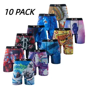 10 PACK KXLBL Men's Striped Boxer Briefs - Soft, Comfortable & Breathable Polyester Blend, Vibrant Athletic & Everyday Shorts for Casual Wear Menswear Mixed Color Socks Beige，Christmas gifts，stock up on specials，value pack，bundle sets