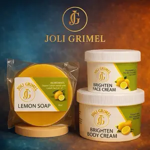 Brightening set of (3) in lemon, carrot, and citrus for Beautiful Radiance glow