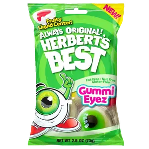 Herbert's Best 3D Gummi Eyes Peg Bags: 12-Piece Case
