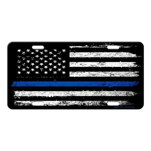 Vanity License Plate 12in x 6in-American Blue Line