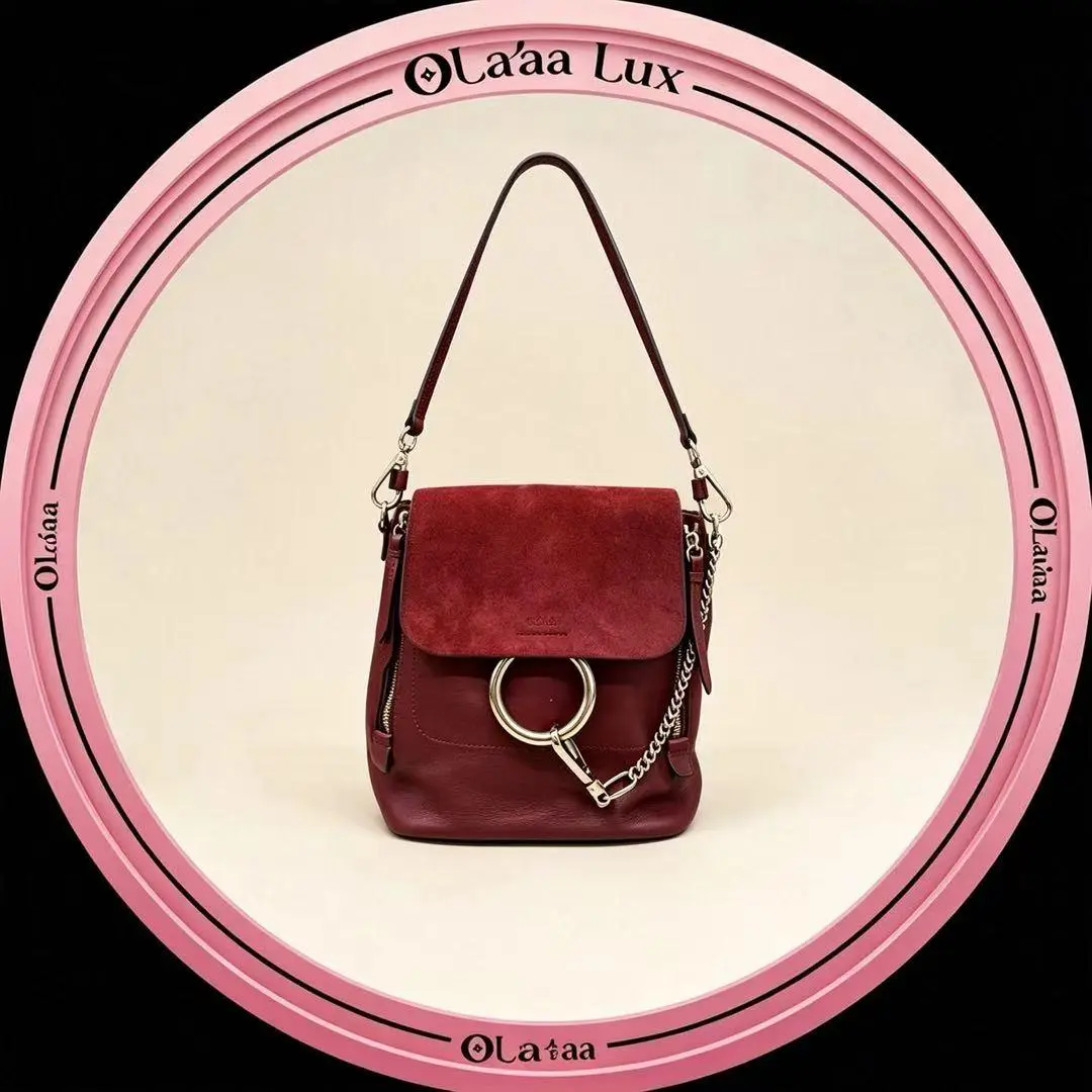 Pre-owned Chloé SUEDE RED BACKPACK C19491958800