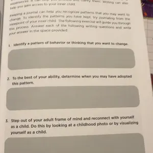 Product Review of Inner Child Recovery Workbook: Heal Childhood Trauma, Abandonment, Neglect, and Abuse. Includes Prompts, Exercises and Activities to Overcome Trust Issues, Low Self-Esteem and Cultivate Self-Love, Parenting book from C**h S**e S**e