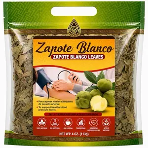 Zapote Blanco Leaves Herbal Tea – Supports Healthy Blood Pressure, Natural Botanical Blend, Caffeine-Free, 4 oz (113g)