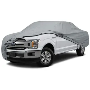 5 Layer Semi Custom Full-Size Truck Car Cover for Chevrolet Chevy K1500 1991-1998 Extended Cab Pickup Long Bed All Weather Protection Breathable Scratch, Dust, Snow Shield