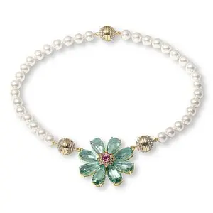 Heidi Daus La Dolce Vita Flower Pendant with Convertible Necklace
