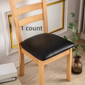 High-Quality PU Leather Dining Chair Slippers, Soft & Durable Design, Removable Cushion Cover, Elegant Style for Home Decor, Dining Chair Slipcover, Dining Chair Protector