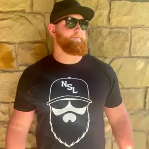 No Shave Life Beard League Men's T-Shirt Black