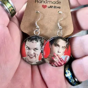 Billy & Stu or Ghost Face Earrings Handmade