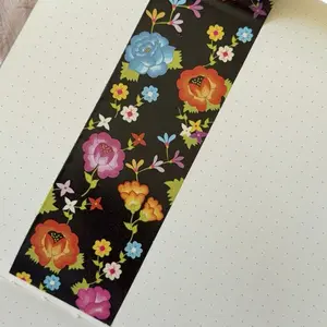 Oaxaca 50mm x 5m Decorative Washi Tape - Inspired by Oaxaca’s embroidery Style with Colorful floral Design for Creative Projects