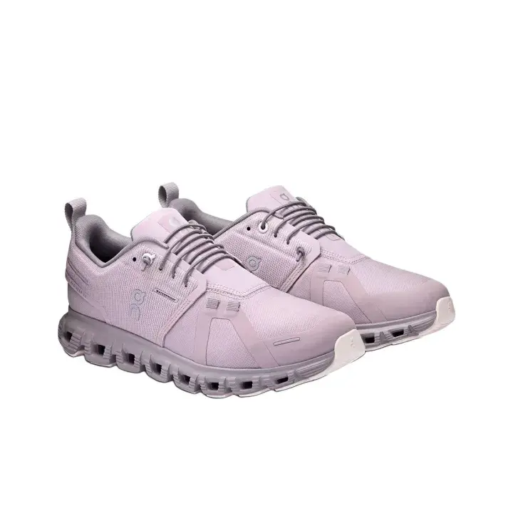 Low Top Breathable Mesh Athletic Sneakers, Light Lavender Colorway, Flexible Cushion Support, Lightweight Trainers For Walking And Light Workout