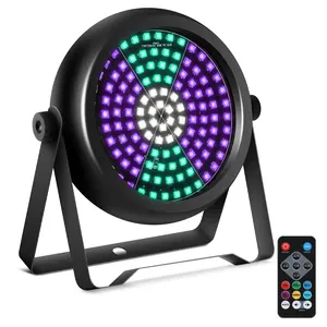 “RGB LED Party Light with Remote – Music Sync Disco DJ Stage Lights for Wedding, Birthday & Event”“Music Activated LED Party Light – RGB Disco Stage Light with Remote for Halloween, Wedding & Club”