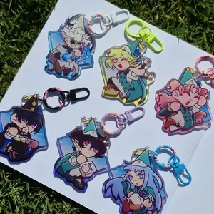 Witch Hat Atelier Keychains WHA Qifrey Olruggio Coco Agott Tetia Richeh Brushbuddy Brushbug