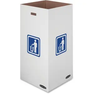 212 MAIN FEL7320201 Folding 50gal Corrugated Paper Waste & Recycling Bin - Large Size Mars Drinks Bin for Baby & Maternity Room Baby Furniture Decoration
