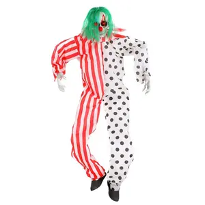 Animated Talking Evil Clown Hanging Decoration