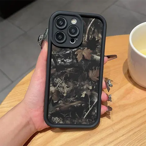 Camo Pattern Phone Case, Anti-drop Cellphone Protective Case, Total Protective Shockproof Mobile Phone Cover for iPhone, Shockproof Protective Casing, Accessories, Smartphone