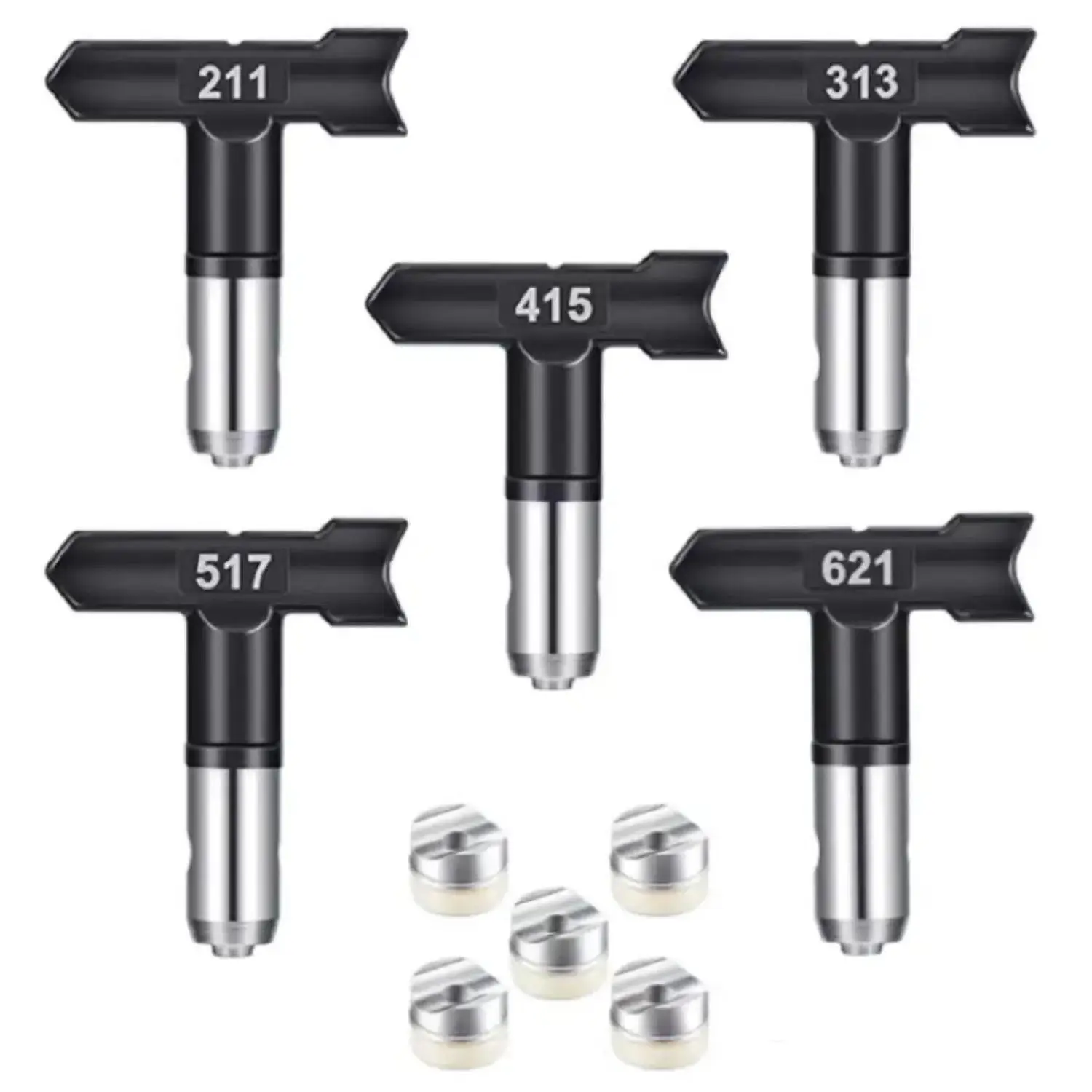 Reverse Spray Nozzle, Multipurpose Airless Sprayer Nozzle, Suitable for Various Airless Sprayer and Airless Spray Machines, Tools