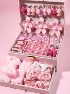 Cute Hair Accessories Set, Including Hair Tie, Hair Clip, Hair Claws, Hair Scrunchie, Hair Accessories for Women & Girls, Minimalist Headwear Suitable for Thick Hair