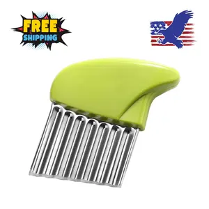 Crinkle Cutter Stainless Steel Potato Carrot Chip Vegetable