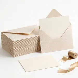 Spiritlink 20-Pack Linen White Embossed Envelopes, 16.4 x 11cm (6.46 x 4.33 Inches), 250gsm Heavy Duty Paper, Perfect for Wedding Invitations, Thank You Cards, Birthday Greetings & Business Letters