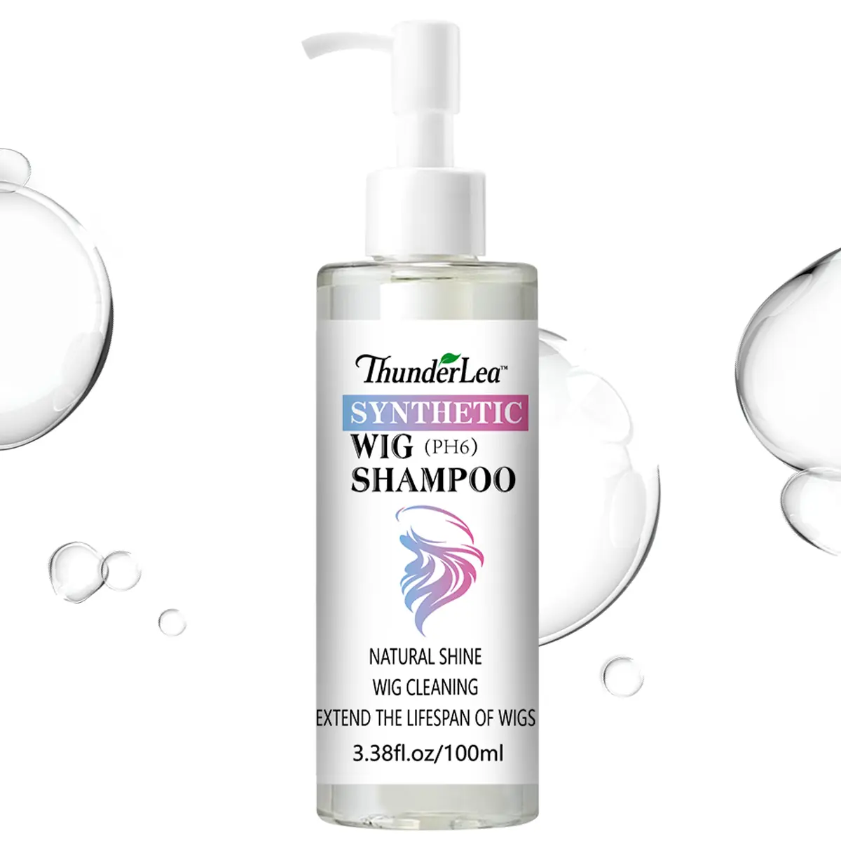 Synthetic Wig Shampoo 3.38FL.OZ Haircare Product Hair Care Products | Revitalizes Refreshes Cleanses Extends Lifespan of Wigs Hairpieces Soft Fresh Feeling Gentle Cleanser