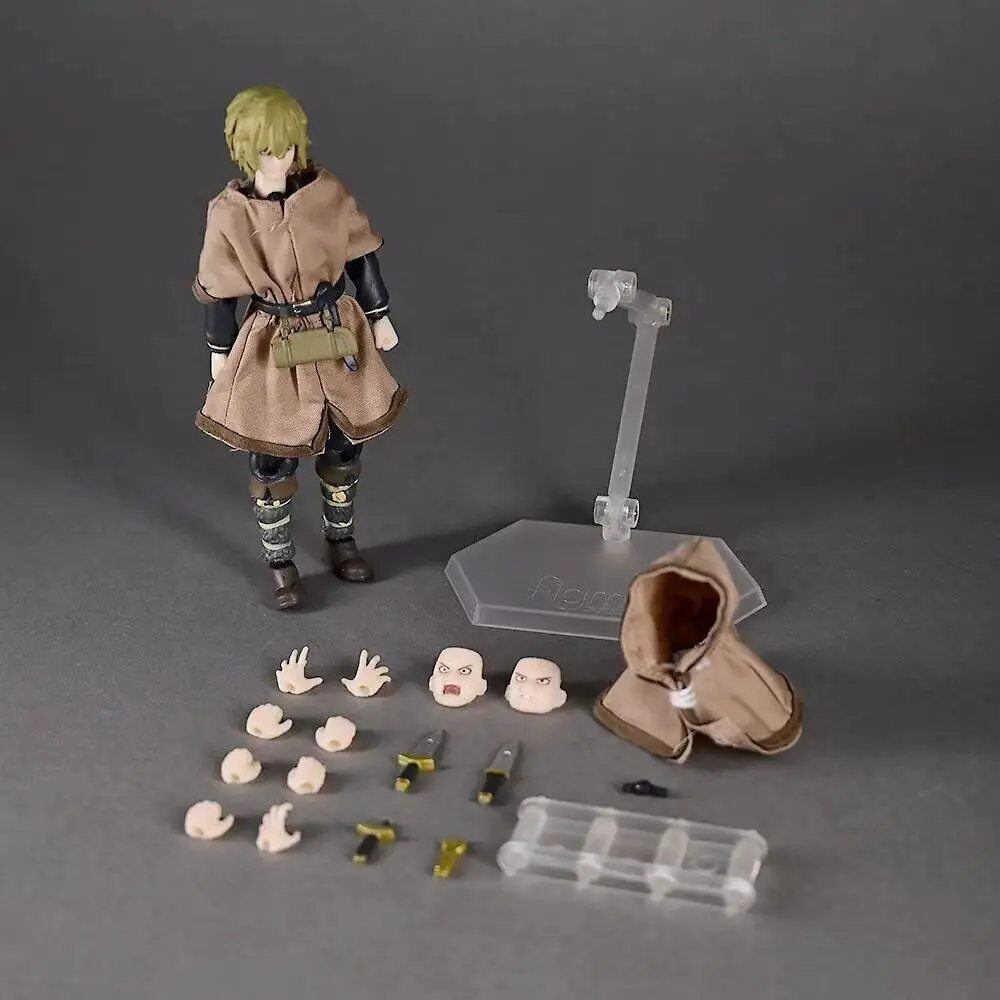 Thorfinn Karlsefni Figma 608 Action Figure Collectible Toy with Real Clothes Battle of Ice And Sea Quality Version New Color Box